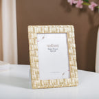 Textured Gold Photo Frame Large 9"x7" Nestasia