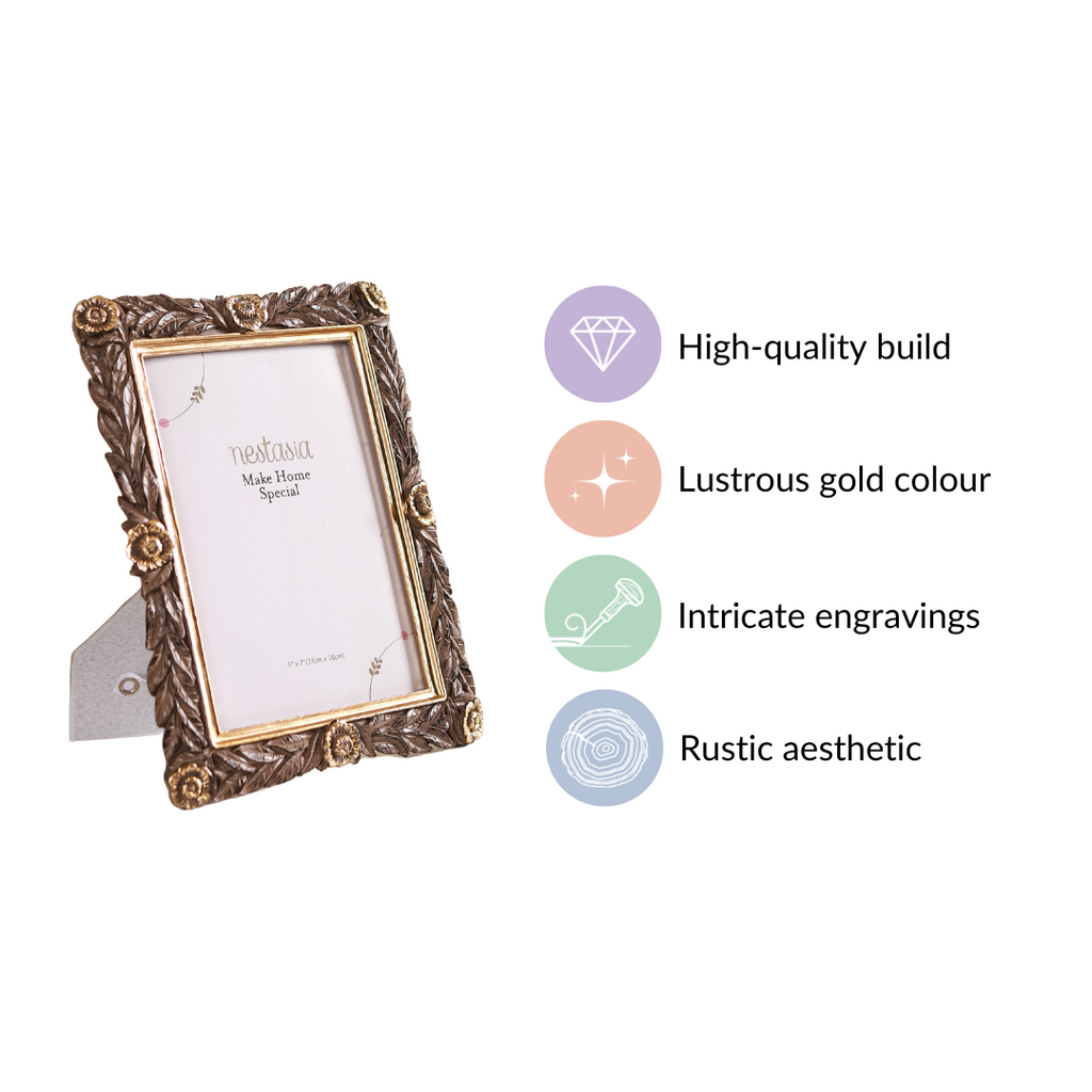Victorian Photo Frame Large 8.5"x7" Nestasia