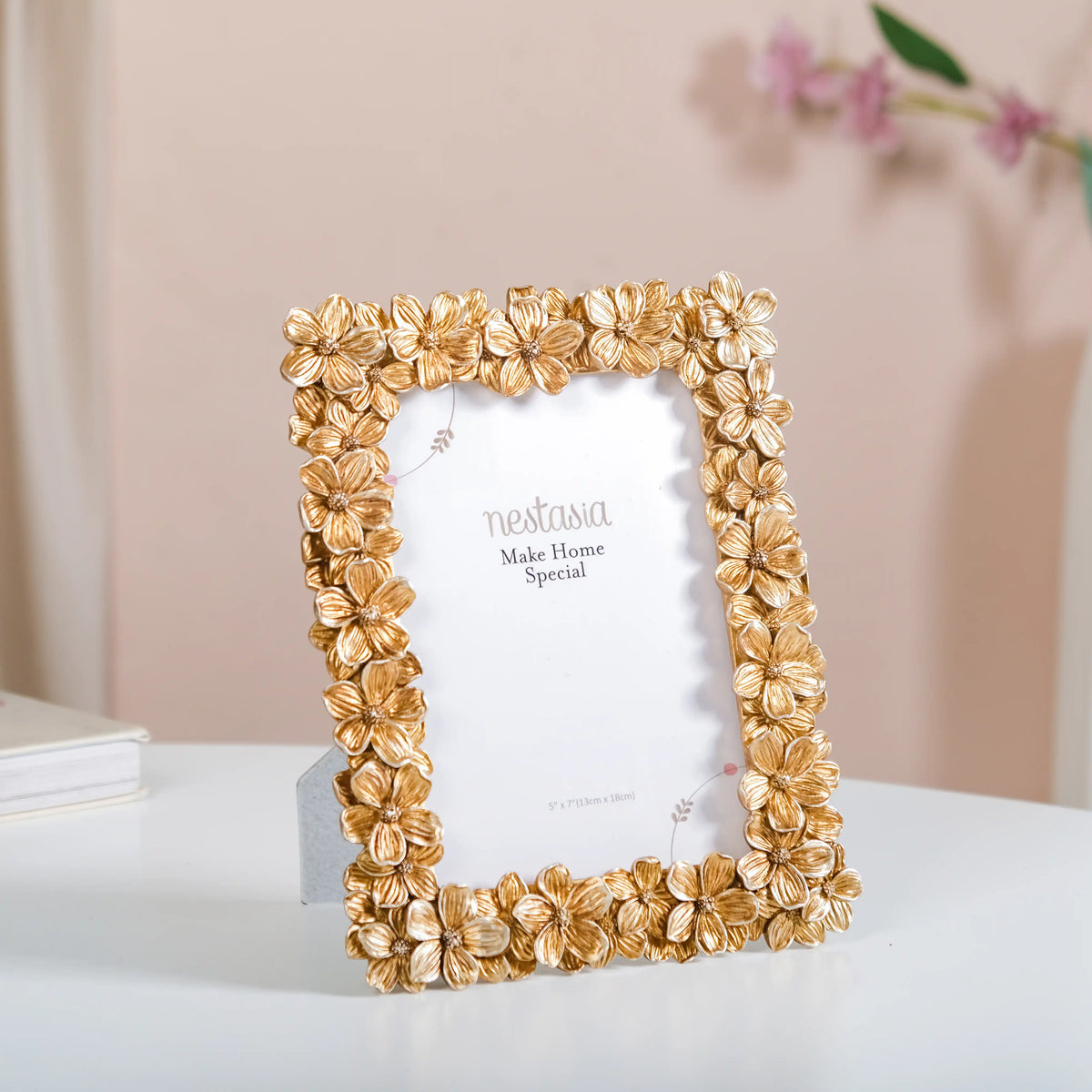 Floral Family Photo Frame Large 9.5"x7" Nestasia