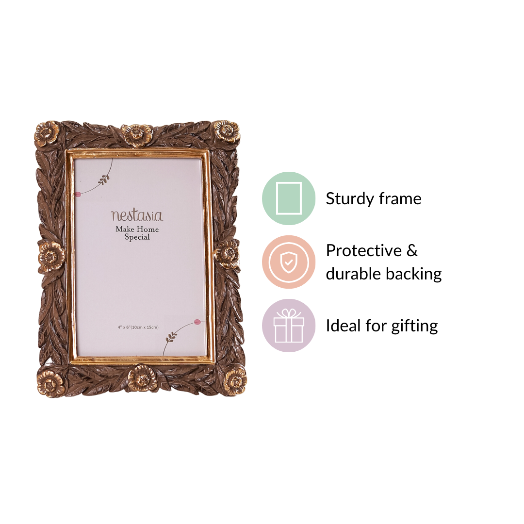 Small Victorian Photo Frame 8"x6" Nestasia