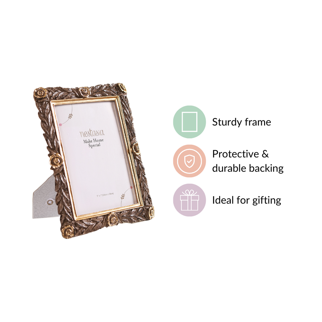 Victorian Photo Frame Large 8.5"x7" Nestasia