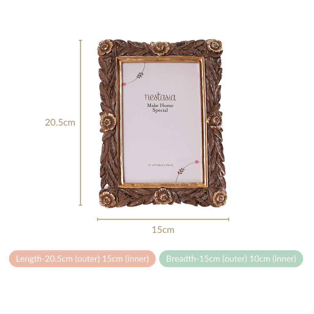 Small Victorian Photo Frame 8"x6" Nestasia