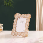 Palm Leaves Decorative Frame Gold Large 11"x8.5" Nestasia
