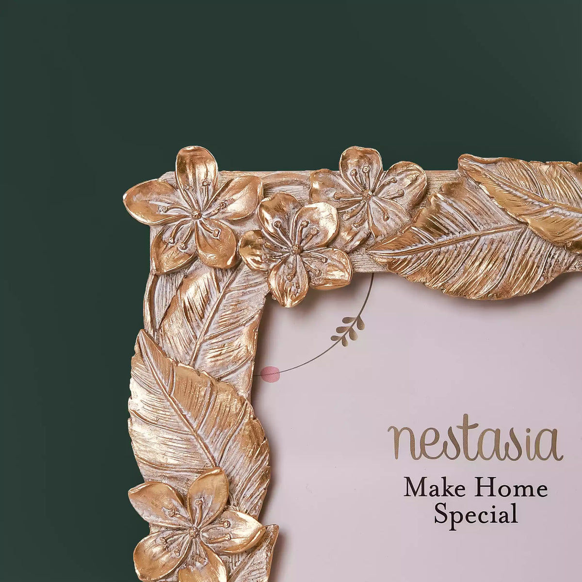Glam Tropical Picture Frame Gold 9"x7.5" Nestasia