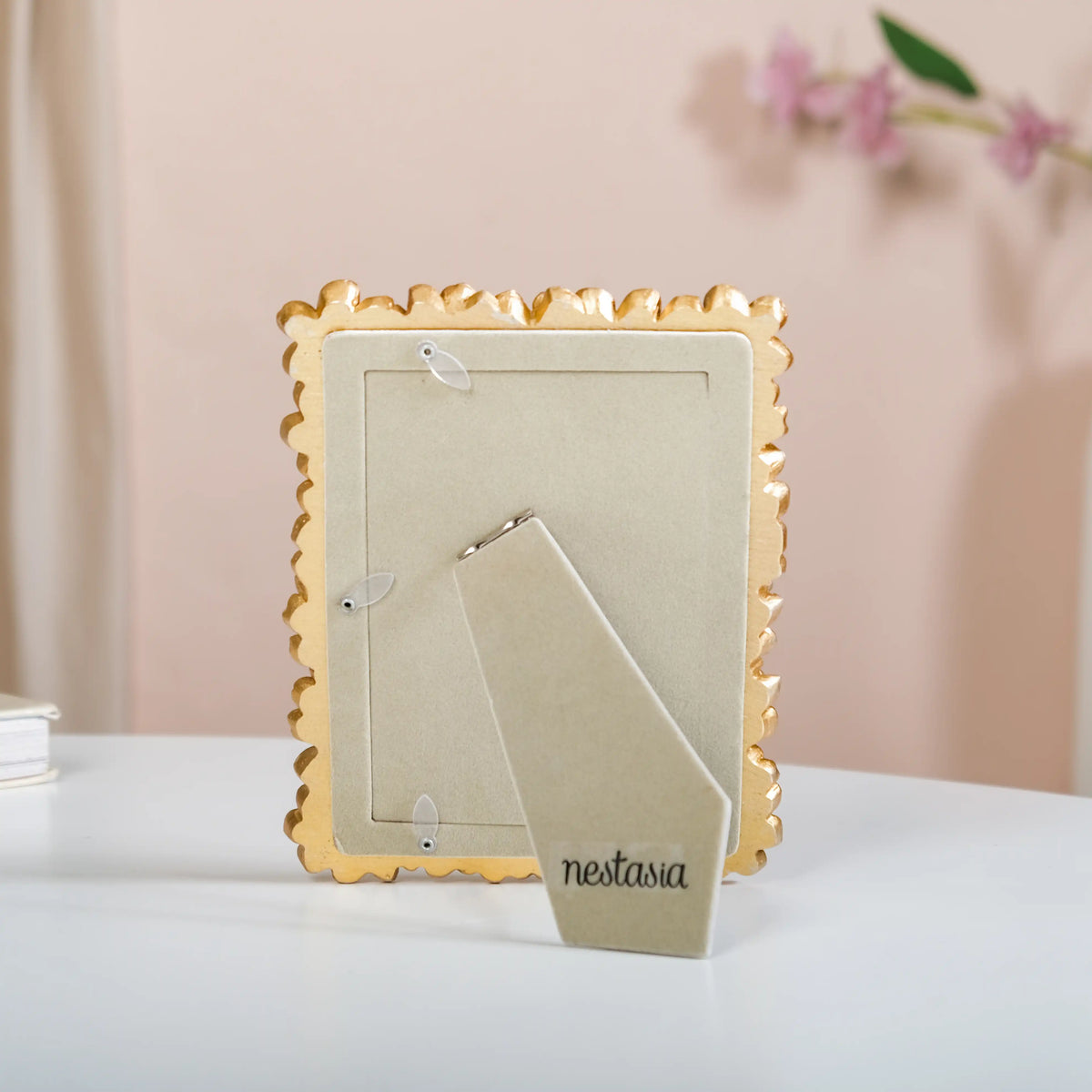 Bronze Floral Family Photo Frame Small 8"x7" Nestasia