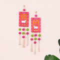 Pichwai Cow And Lotus Wall Hanging Set Of 2 Nestasia