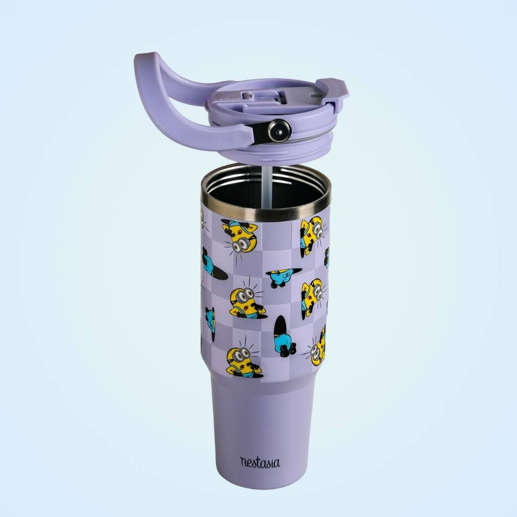 Minions Hide And Seek PickSip 40 Bottle 1200ml Purple Nestasia