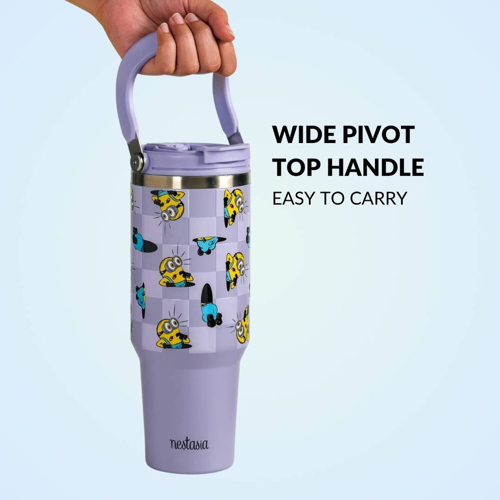 Minions Hide And Seek PickSip 40 Bottle 1200ml Purple Nestasia