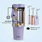 Minions Hide And Seek PickSip 40 Bottle 1200ml Purple Nestasia