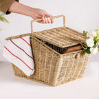 Farmhouse Eco Friendly Picnic Basket Nestasia