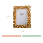 Floral Family Photo Frame Large 9.5"x7" Nestasia