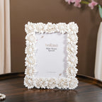 Blooms Picture Frame Large White 9.5"x7.5" Nestasia