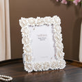 Blooms Picture Frame Large White 9.5"x7.5" Nestasia