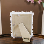 White Blooms Picture Frame Small 7.5"x7" Nestasia