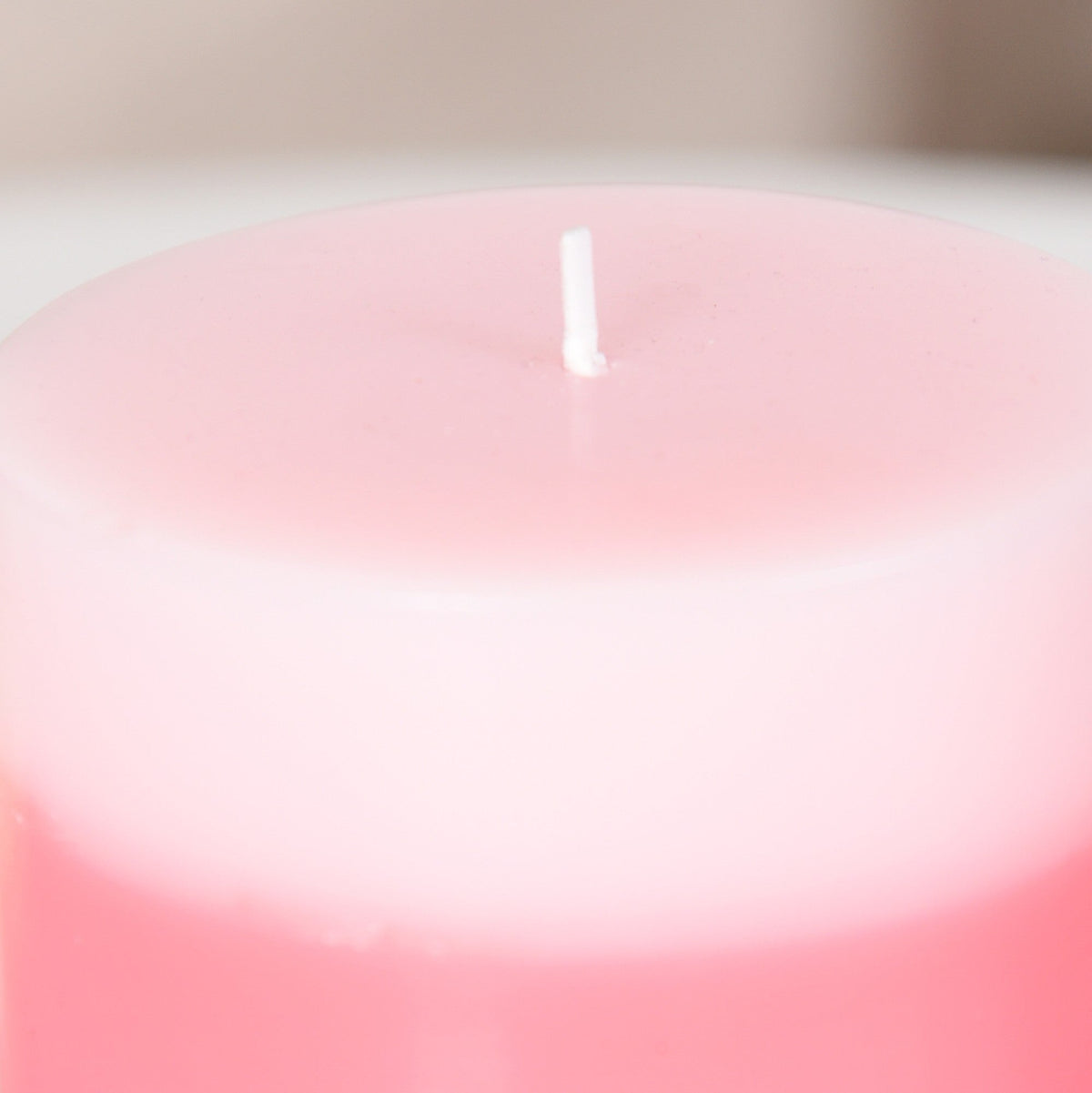 Layered Pillar Candle Red And Pink Nestasia