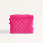 Pink Quilted Stylish Vanity Pouch Nestasia