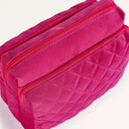 Pink Quilted Stylish Vanity Pouch Nestasia