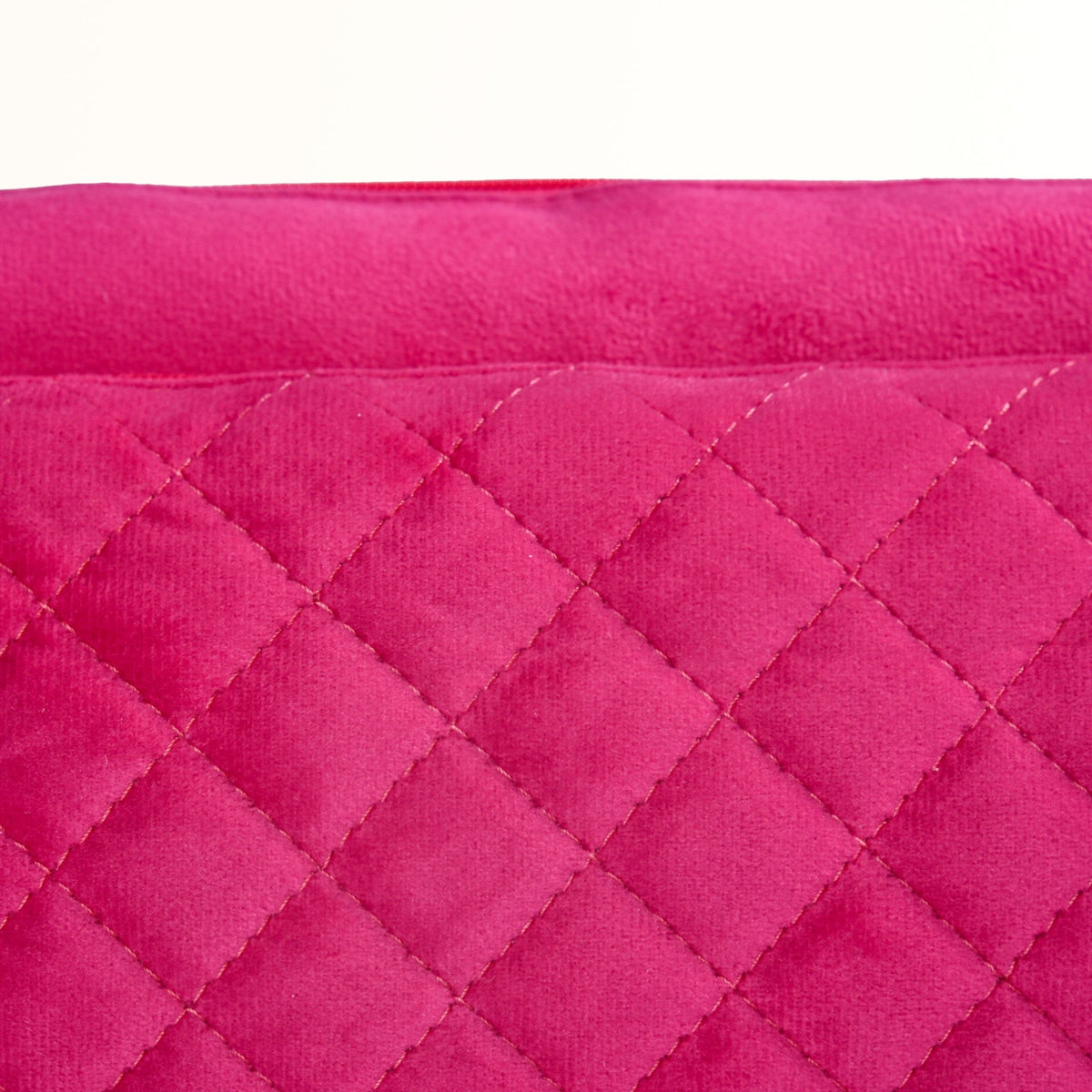 Pink Quilted Stylish Vanity Pouch Nestasia