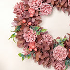 Roseate Floral Wreath For Christmas Decorations Nestasia