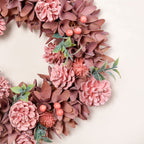 Roseate Floral Wreath For Christmas Decorations Nestasia
