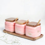 Pink Spice Jar Set Nestasia