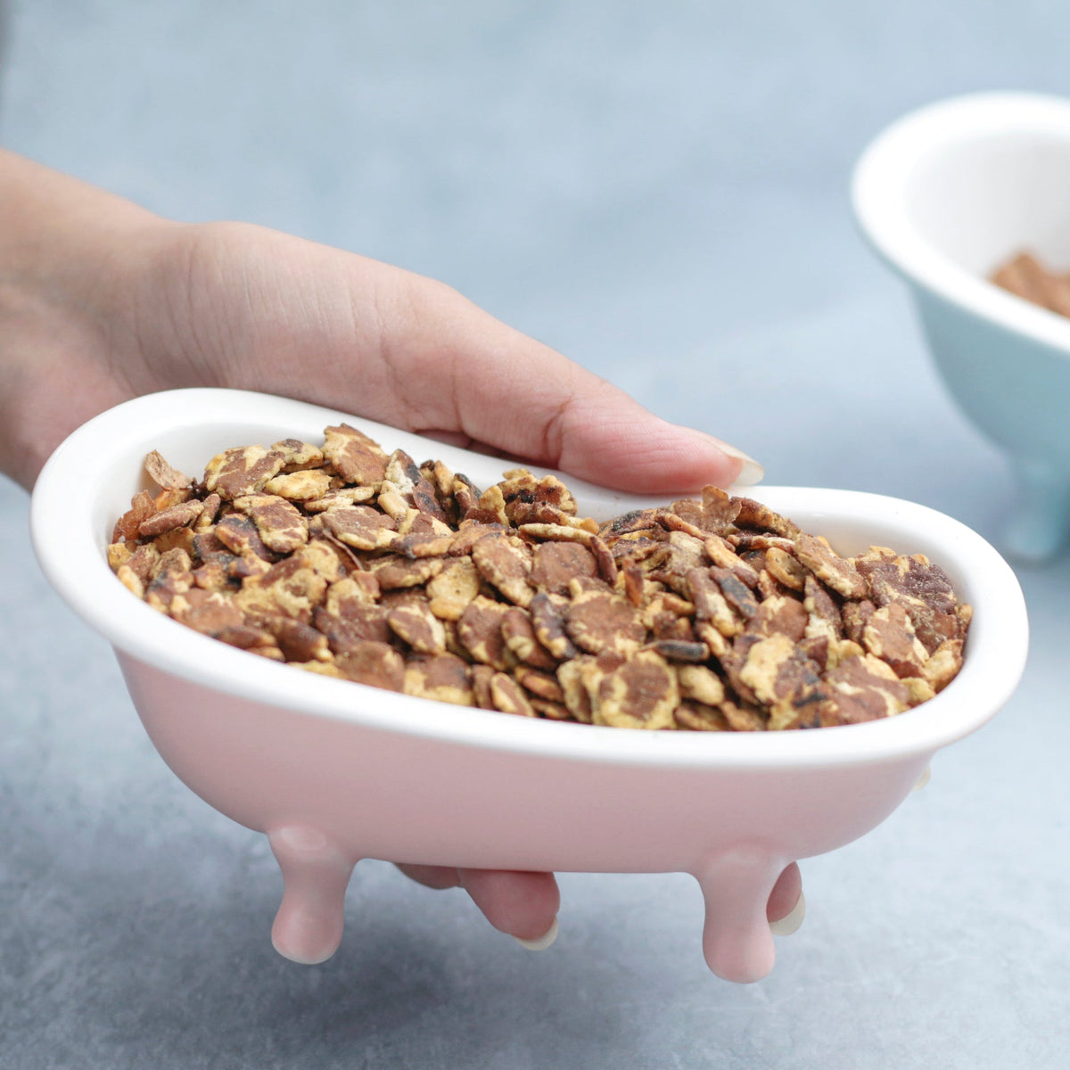 Pink Tub Ceramic Snack Bowl 200 ml Nestasia