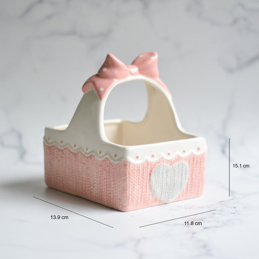 Basket With Handle Nestasia
