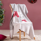 Mumma And Baby Polar Bears Cotton Throw Blanket Nestasia