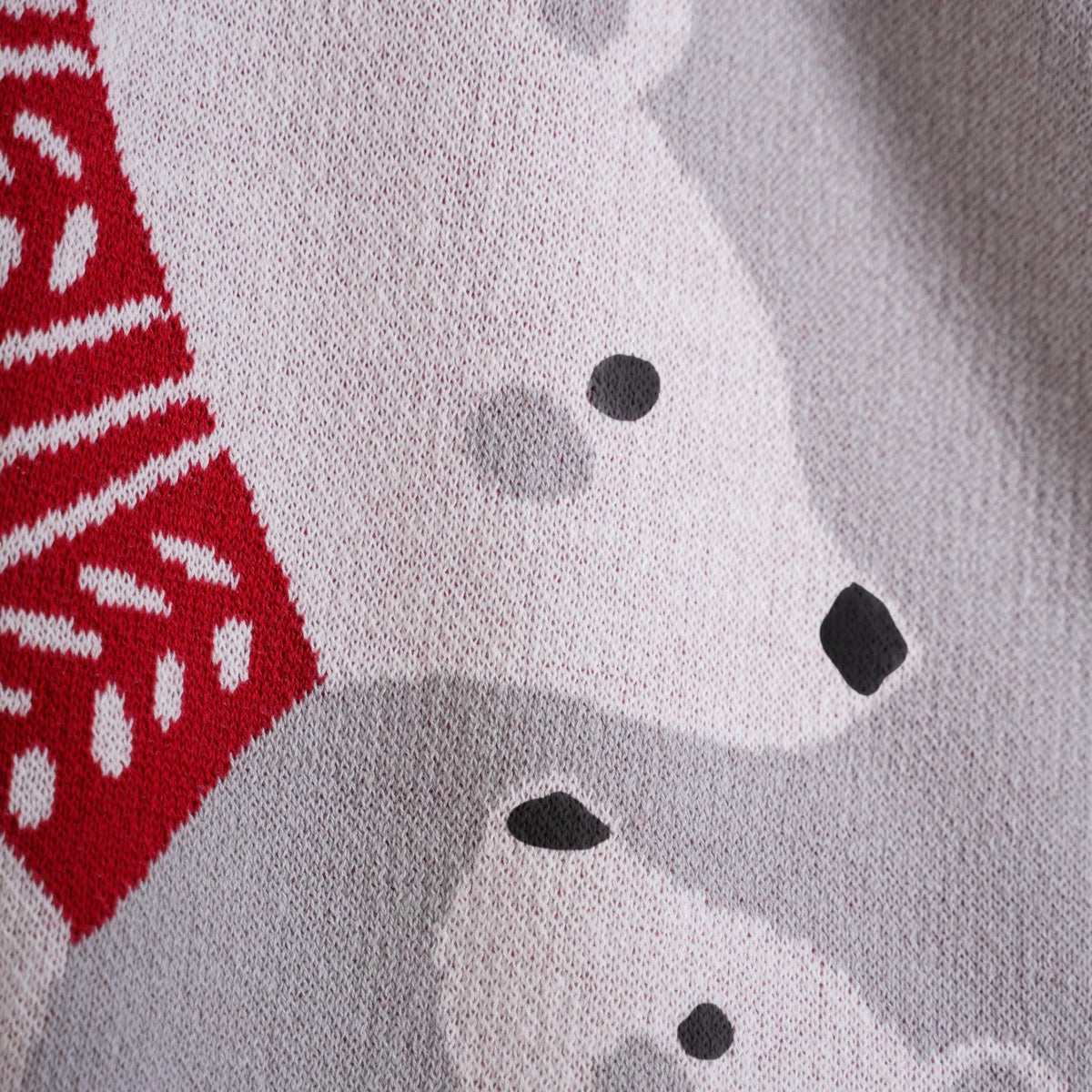 Mumma And Baby Polar Bears Cotton Throw Blanket Nestasia