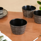 Kuro Ceramic Serving Bowl Set Of 6 600ml Nestasia
