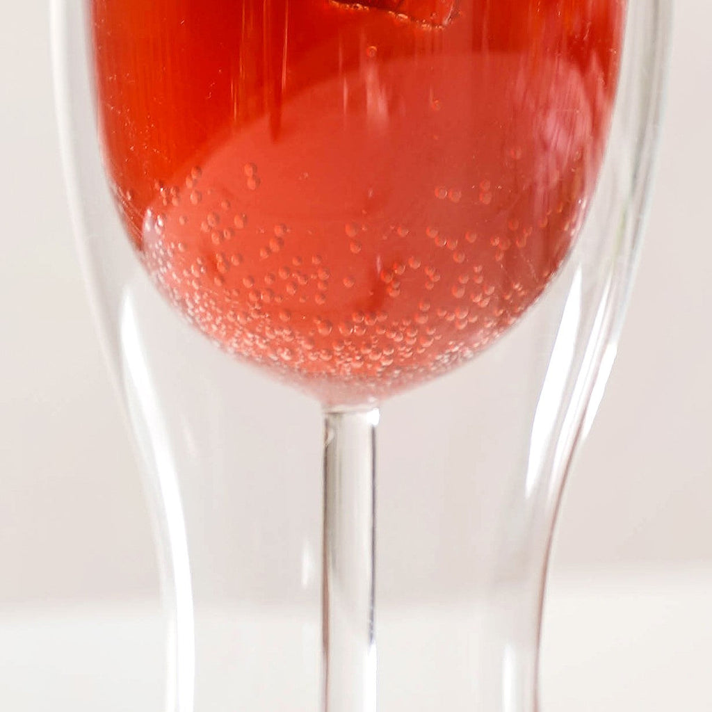 Set Of 2 Borosilicate Double Wall Wine Glasses 450ml Nestasia