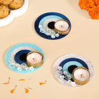 Set Of 3 Evil Eye Tea Light Holders Nestasia