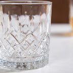 Prism Cut Whiskey Glass Set Of 6 230ml Nestasia