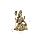 Pure Brass Shiv Mahadev Idol With Gift Box 8cm