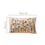 Valley Of Spring Embroidered Cushion Cover 50x30cm Nestasia