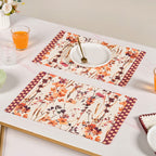 Checkered Border Placemat Set Of 4 Nestasia