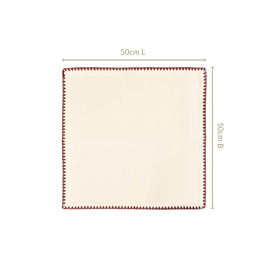 Pure Cotton Napkin Set Of 6 Nestasia