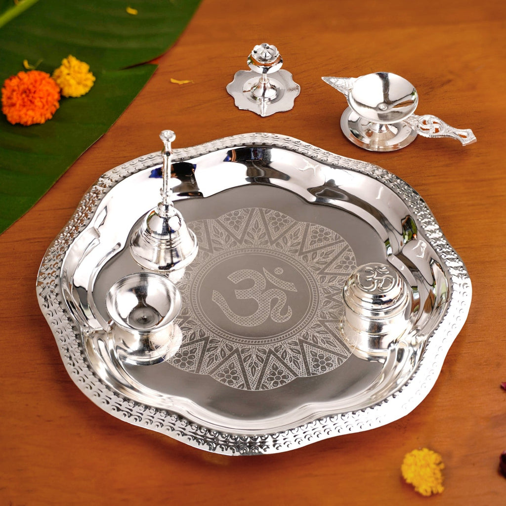 Pushpanjali Offering Pooja Thali Set Of 6 Nestasia