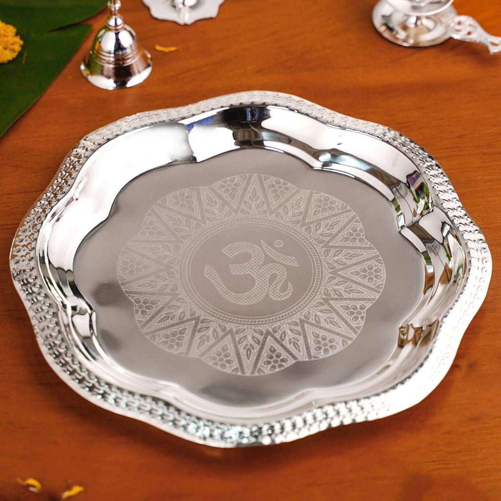 Pushpanjali Offering Pooja Thali Set Of 6 Nestasia