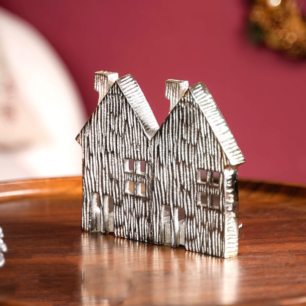 Row Houses Tea Light Candle Holder Nestasia
