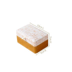 Quadrata Pattern Portable Jewellery Box With Mirror Nestasia