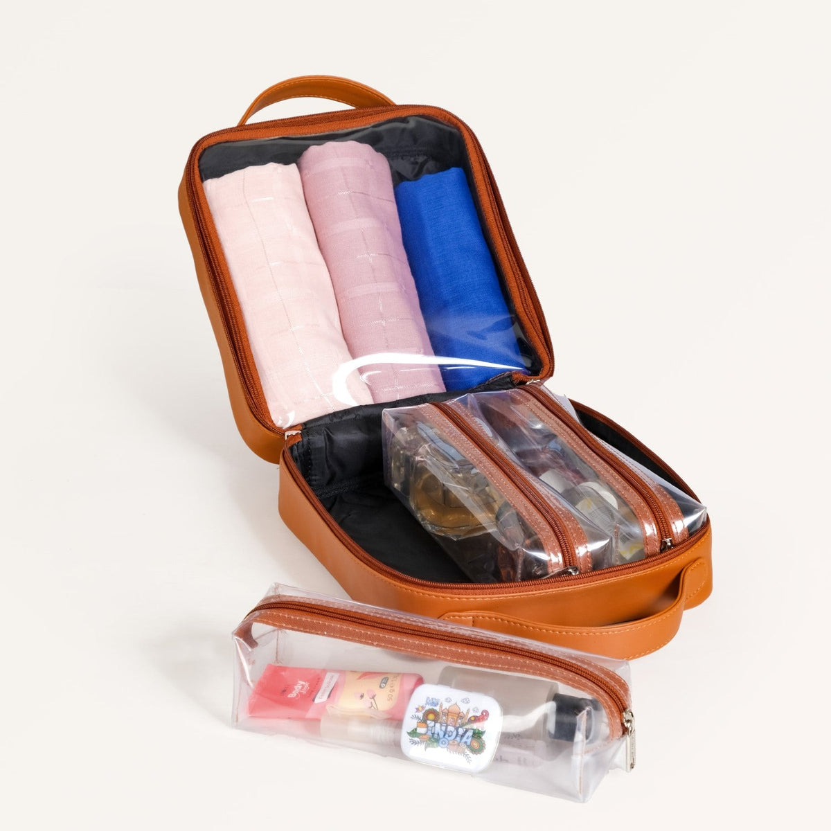 Vegan Travel Organiser Bags Set of 4 Nestasia
