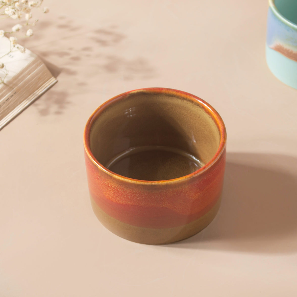 Opulent Ombre Red And Brown Bowl 150 ml