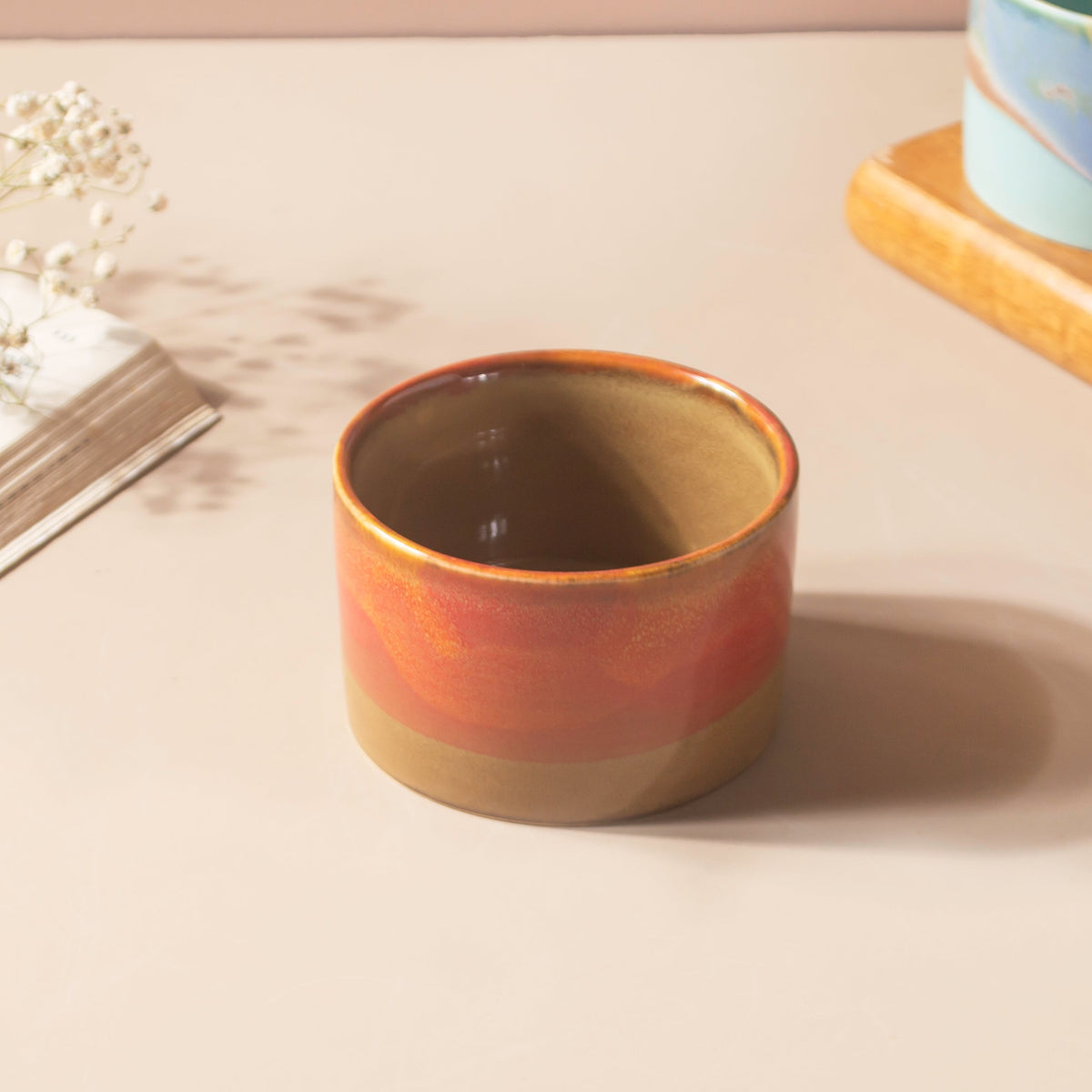 Opulent Ombre Red And Brown Bowl 150 ml