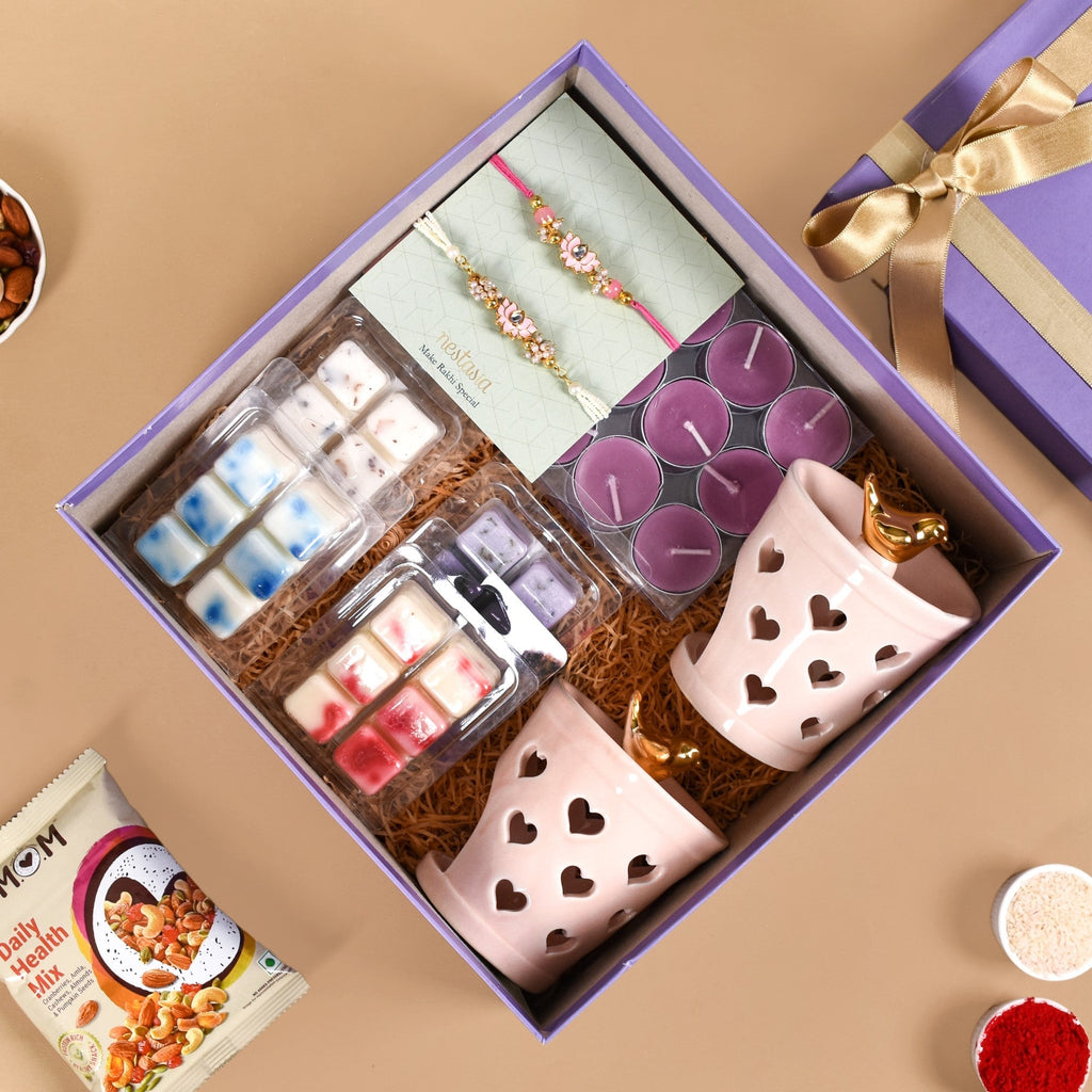 Fragrance Supreme Rakhi Hamper For Couple Nestasia