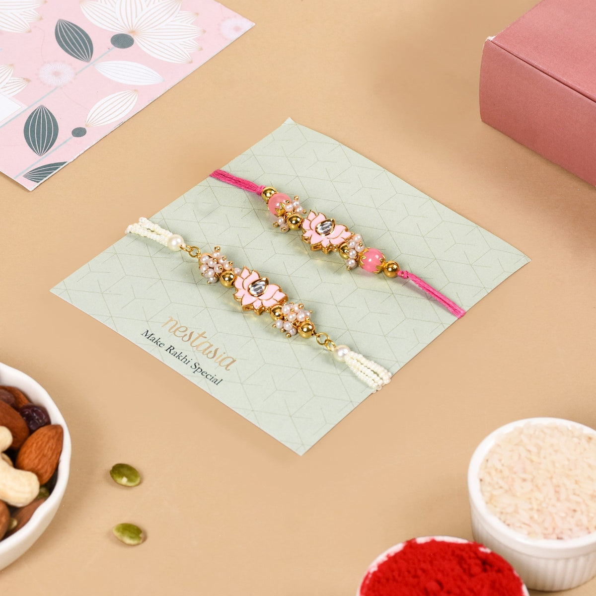 Fragrance Supreme Rakhi Hamper For Couple Nestasia