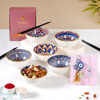 Vibrant Mandala Rakhi Hamper For Bhaiya Bhabhi Nestasia