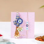 Vibrant Mandala Rakhi Hamper For Bhaiya Bhabhi Nestasia