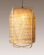 Rustic Bamboo Ceiling Light for Home Decor