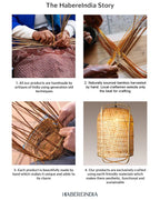 Rustic Bamboo Ceiling Light for Home Decor